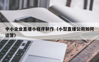 南安中小企业直播小程序制作（小型直播公司如何运营）